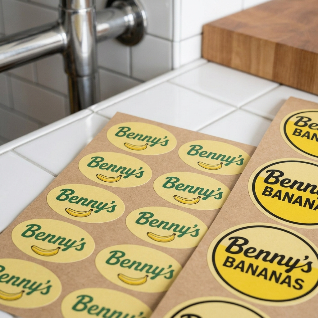 Benny's Banana Stickers