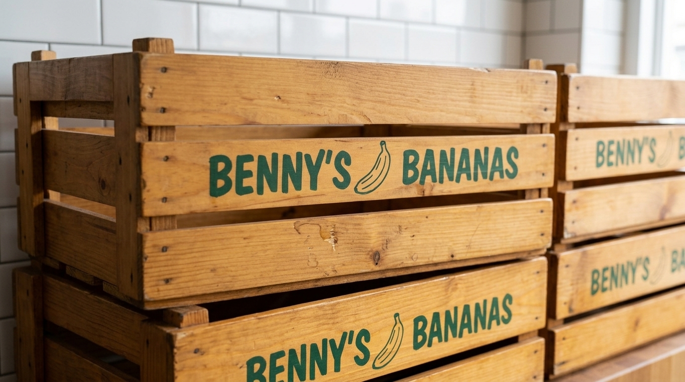 Wooden Display Crates
