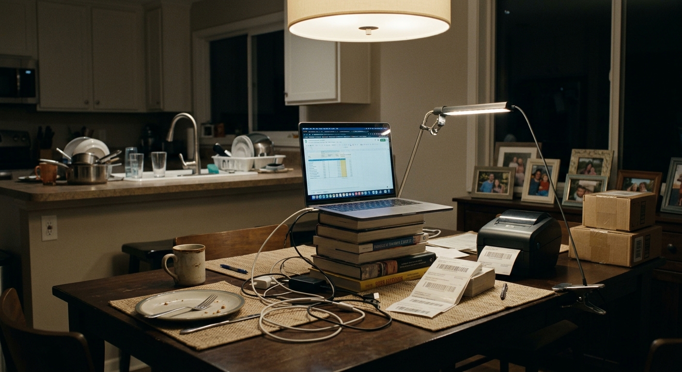 The Solo Founder's Dining Table