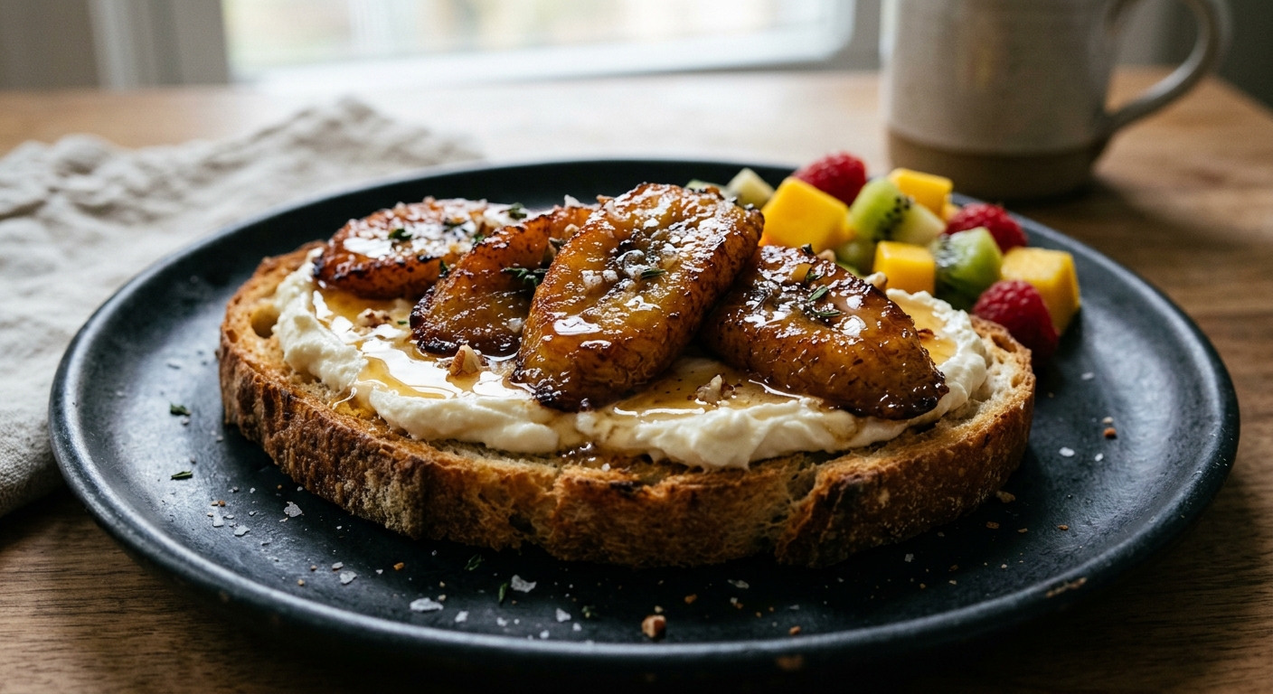 Plantain Crunch Toast